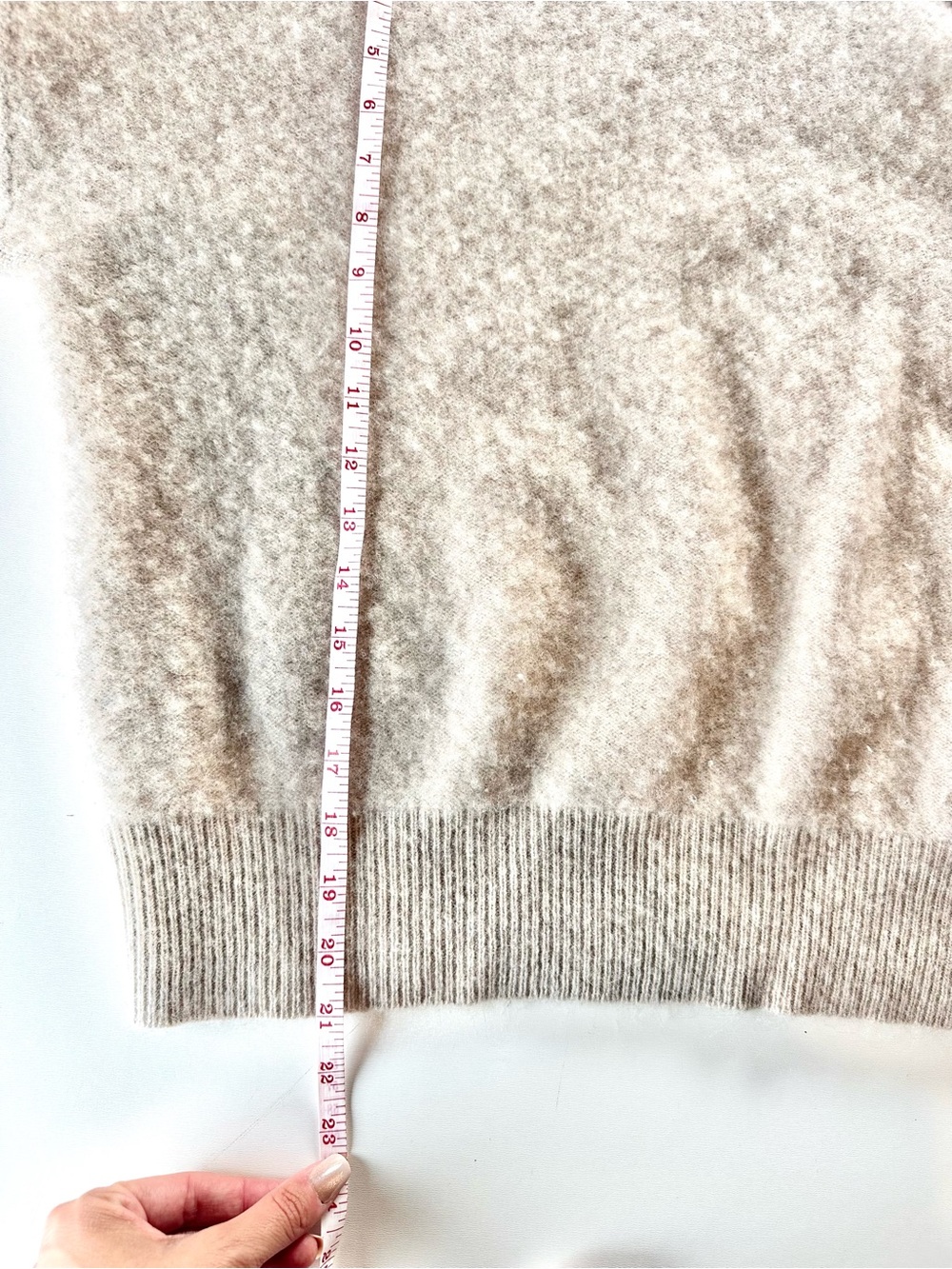 Tahari 100% 2-Ply Cashmere Mock Neck Womens Sweater L Soft Luxury Knit - Picture 9 of 12